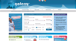 Desktop Screenshot of goferry.de