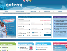 Tablet Screenshot of goferry.de